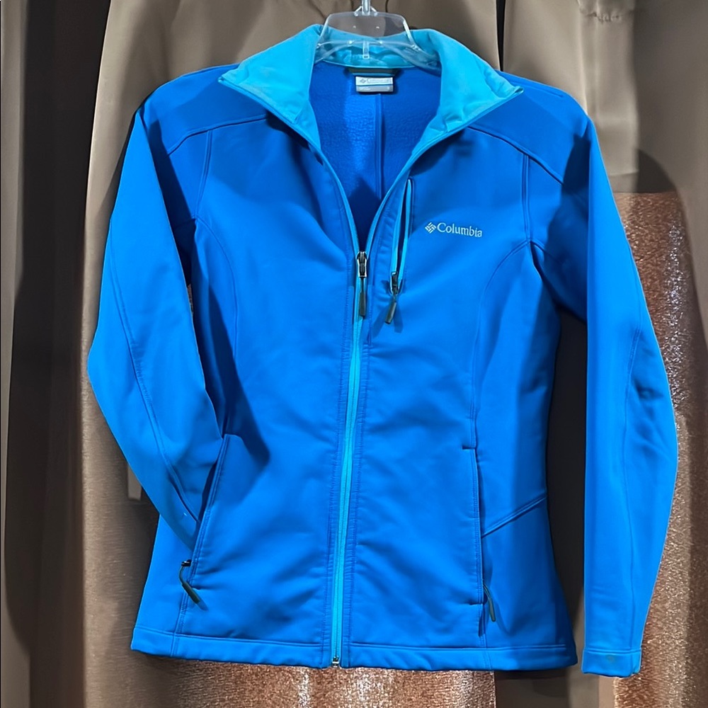 Columbia Blue Full-Zip Jacket